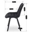 Mebel Elite Стул Rick 2, чёрный, ME.RICK2/CZ/T/K - Home Club, изображение 11