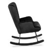 Mebel Elite Кресло-качалка Elis, чёрного цвета, ME.ELIS/CZ/V/FW - Home Club, изображение 4