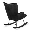 Mebel Elite Кресло-качалка Elis, чёрного цвета, ME.ELIS/CZ/V/FW - Home Club, изображение 5