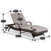 Mebel Elite Садовое кресло Feliz, коричнево-серого цвета, из техноротанга, ME.FELIZ/JP/T/OGR/LEZ - Home Club, изображение 9