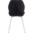 Mebel Elite Стул Lucky: чёрный с белыми ножками, велюровый, ME.LUCKY/CZ/B/V/K - Home Club, изображение 9