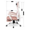 Mebel Elite Ігрове обертове крісло Bing з підніжкою, рожево-біле, ME.BING/B/R/T/FO - Home Club, зображення 9