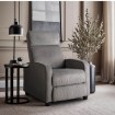 Mebel Elite Раскладной кресло Danny, серый, из вельвета, ME.DANNY/P/SZTR/FW - Home Club, изображение 2