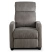 Mebel Elite Раскладной кресло Danny, серый, из вельвета, ME.DANNY/P/SZTR/FW - Home Club, изображение 4