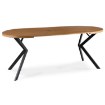 Mebel Elite Стіл Dorian, розкладний, 80–160 см, дуб золотистий/чорний, ME.DORIAN/DZ/CZ/S - Home Club, зображення 7