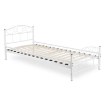 Mebel Elite Металлическая кровать Griffin 90x200, белого цвета, ME.GRIFFIN/90/B/LOZ - Home Club