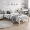 Mebel Elite Металлическая кровать Griffin 90x200, белого цвета, ME.GRIFFIN/90/B/LOZ - Home Club, изображение 2