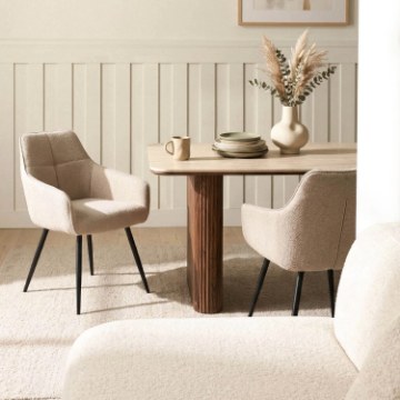 Mebel Elite Стілець Palma, бежевий, ME.PALMA/BZ/CZ/T/K - Home Club