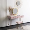 Mebel Elite Туалетный столик Sandy Розовый/Золотой, ME.SANDY/R/ZL/B - Home Club, изображение 2