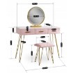 Mebel Elite Туалетный столик Sandy Розовый/Золотой, ME.SANDY/R/ZL/B - Home Club, изображение 7