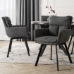 Mebel Elite Обертове крісло Cortado, темно-сіре, ME.CORTADO/CZ/T/K - Home Club, зображення 2