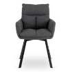 Mebel Elite Обертове крісло Cortado, темно-сіре, ME.CORTADO/CZ/T/K - Home Club, зображення 7