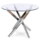 Mebel Elite Стол Sallo 2 со стеклянной столешницей, 100 см, ME.SALLO2/TR/SR/S - Home Club
