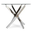 Mebel Elite Стіл Sallo 2 зі скляною стільницею, 100 см, ME.SALLO2/TR/SR/S - Home Club, зображення 6