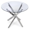 Mebel Elite Стіл Sallo 2 зі скляною стільницею, 100 см, ME.SALLO2/TR/SR/S - Home Club, зображення 7