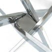 Mebel Elite Стіл Sallo 2 зі скляною стільницею, 100 см, ME.SALLO2/TR/SR/S - Home Club, зображення 8