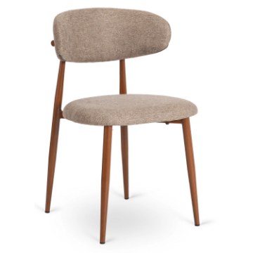 Mebel Elite Стілець Flavio, горіх/бежевий, ME.FLAVIO/BZ/O/T/K - Home Club