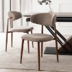 Mebel Elite Стул Flavio, орех/бежевый, ME.FLAVIO/BZ/O/T/K - Home Club, изображение 2