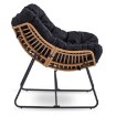 Mebel Elite Кресло для отдыха Fin, чёрного цвета, ME.FIN/CZ/T/FW - Home Club, изображение 4