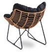 Mebel Elite Кресло для отдыха Fin, чёрного цвета, ME.FIN/CZ/T/FW - Home Club, изображение 5
