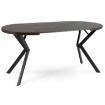 Mebel Elite Стіл Dorian, розкладний, 80–160 см, горіх/чорний, ME.DORIAN/O/CZ/S - Home Club, зображення 5