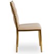 Mebel Elite Стул Dan кремового цвета, плетеный, велюровый, ME.DAN/KR/ZL/V/K - Home Club, изображение 4