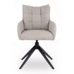 Mebel Elite Вращающееся кресло для гостиной July, серого цвета, ME.JULY/P/T/K - Home Club, изображение 7