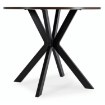 Mebel Elite Стол Lauren 90 см, орех/чёрный, ME.LAUREN/O/CZ/S90 - Home Club, изображение 3