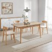 Mebel Elite Раздвижной керамический стол Samer, 120–160 см, дуб, ME.SAMER/D/CER/S120-160 - Home Club, изображение 2