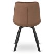 Mebel Elite Комплект: стіл Lukas 100–250 см, дуб рустикальний/чорний, та 4 стільці Rick, коричневі, LUKAS/DRU/CZ/S/RICK/BR/V/Z4/K - Home Club, зображення 16