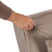 Mebel Elite Розкладне крісло Solor, бежеве, з вельветової тканини, ME.SOLOR/BZ/CZ/SZTR/FW - Home Club, зображення 12