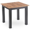 Mebel Elite Раздвижной стол Ben 80–200 см, дуб Craft/чёрный, W.BEN/DC/CZ/S - Home Club