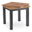 Mebel Elite Раздвижной стол Ben 80–200 см, дуб Craft/чёрный, W.BEN/DC/CZ/S - Home Club, изображение 3