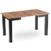 Mebel Elite Раздвижной стол Ben 80–200 см, дуб Craft/чёрный, W.BEN/DC/CZ/S - Home Club, изображение 4