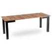 Mebel Elite Раздвижной стол Ben 80–200 см, дуб Craft/чёрный, W.BEN/DC/CZ/S - Home Club, изображение 5