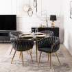 Mebel Elite Стілець Capi сірий, плетений, велюровий, ME.CAPI/P/ZL/V/K - Home Club, зображення 2