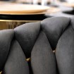 Mebel Elite Стілець Capi сірий, плетений, велюровий, ME.CAPI/P/ZL/V/K - Home Club, зображення 5