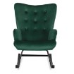 Mebel Elite Кресло-качалка Elis, зелёного цвета, ME.ELIS/Z/V/FW - Home Club, изображение 3