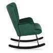 Mebel Elite Кресло-качалка Elis, зелёного цвета, ME.ELIS/Z/V/FW - Home Club, изображение 4