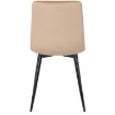 Mebel Elite Комплект: стіл Harry 102–142 см, дуб Craft/чорний, та 4 стільці Peru, бежеві, W.HARRY/DC/CZ/S/PERU/BZ/V/Z4/K - Home Club, зображення 12