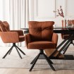 Mebel Elite Вращающееся кресло City, красное, из вельвета, ME.CITY/RD/SZTR/K - Home Club, изображение 2