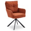 Mebel Elite Вращающееся кресло City, красное, из вельвета, ME.CITY/RD/SZTR/K - Home Club, изображение 6