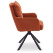 Mebel Elite Вращающееся кресло City, красное, из вельвета, ME.CITY/RD/SZTR/K - Home Club, изображение 8