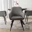 Mebel Elite Стул Edrick, серый, ME.EDRICK/P/CZ/T/K - Home Club, изображение 2