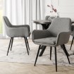 Mebel Elite Стул Edrick, серый, ME.EDRICK/P/CZ/T/K - Home Club, изображение 3