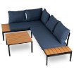 Mebel Elite Набор садовой мебели Norman, темно-синий/чёрный, ME.NORMAN/GR/NAR/OGR/ZES - Home Club, изображение 6