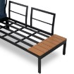 Mebel Elite Набор садовой мебели Norman, темно-синий/чёрный, ME.NORMAN/GR/NAR/OGR/ZES - Home Club, изображение 10