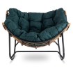 Mebel Elite Крісло-гойдалка Elton, зелене, ME.ELTON/Z/T/FW - Home Club, зображення 3