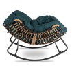 Mebel Elite Крісло-гойдалка Elton, зелене, ME.ELTON/Z/T/FW - Home Club, зображення 4