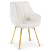 Mebel Elite Обертове крісло Mia бежевого кольору з тканини букле, ME.MIA/KR/ZL/TB/K - Home Club, зображення 6